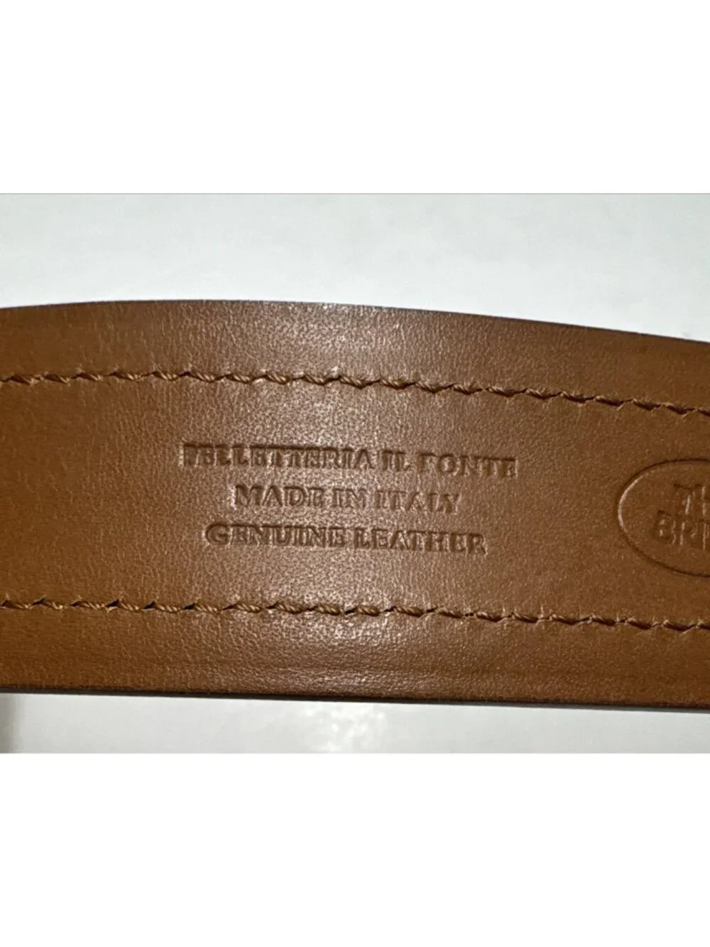 The Bridge Firenze Genuine Leather Belt Made In Italy (100-115cm) L-XL